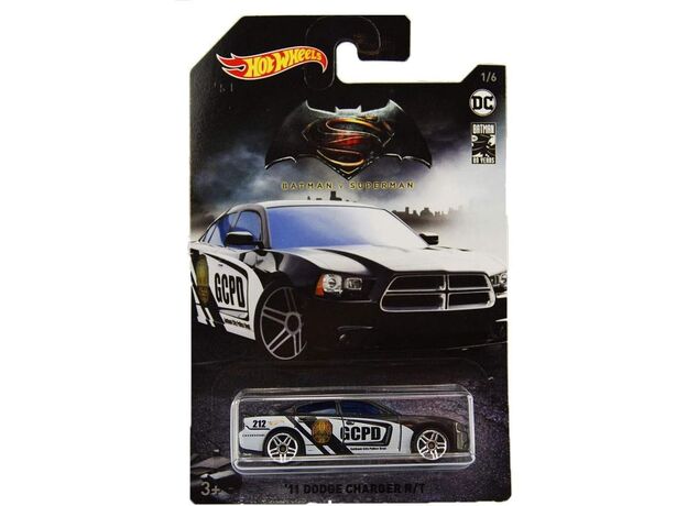 پک تکی ماشین Hot Wheels سری بتمن مدل دوج چارجر پلیس, image 