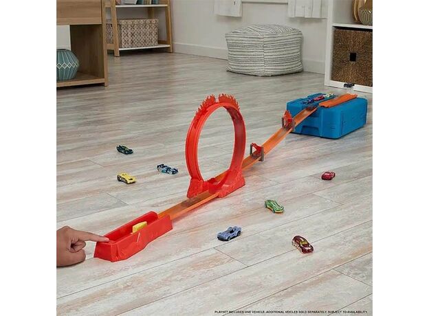 پیست ماشین های Hot Wheels سری Track Builder مدل Flame Stunt Pack, image 6