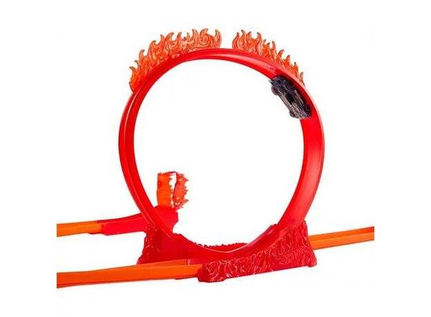 پیست ماشین های Hot Wheels سری Track Builder مدل Flame Stunt Pack, image 8