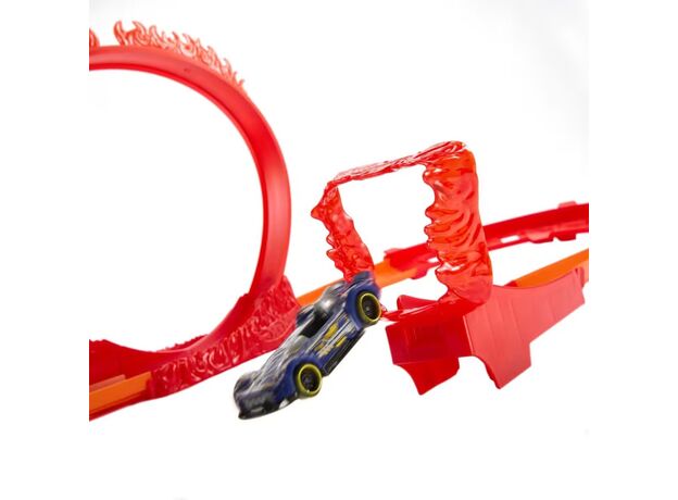 پیست ماشین های Hot Wheels سری Track Builder مدل Flame Stunt Pack, image 9