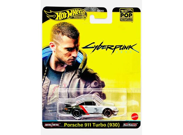 پک تکی ماشین  Hot Wheels Premium سری POP Culture مدل Porsche 911 Turbo 930, image 