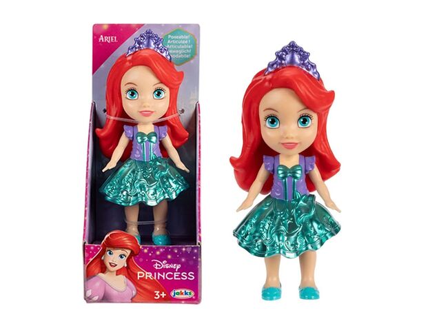 عروسک 8 سانتی پرنسس اریل با دامن Disney Princess, image 
