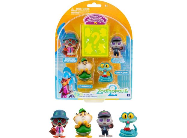 پک 5 تایی فیگورهای 5 سانتی Zootropolis 2, image 