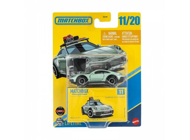 پک تکی ماشین Match Box سری Premium Collectors مدل 2023 Porsche 911 Rallye, image 