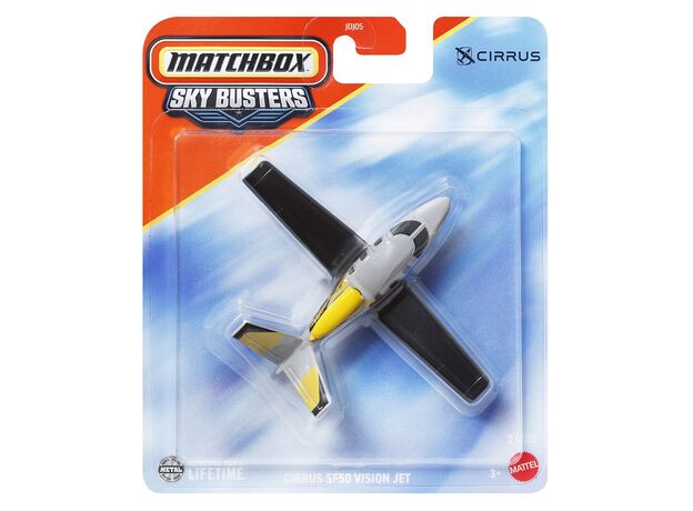 هواپیما فلزی Match Box سری Sky Busters مدل Cirrus SF50 Vision Jet, image 