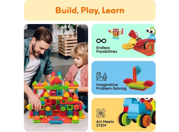 ست 240 عددی بلاک های سری جوجه تیغی Picasso Tiles, image 4