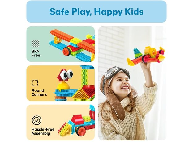 ست 240 عددی بلاک های سری جوجه تیغی Picasso Tiles, image 6