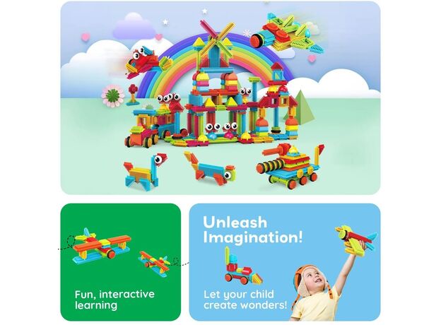 ست 240 عددی بلاک های سری جوجه تیغی Picasso Tiles, image 7