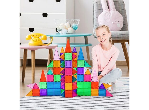 ست 101 عددی بلاک های ساختنی مغناطیسی سری کلاسیک Picasso Tiles, image 2