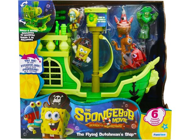 ست بازی کشتی هلندی پرنده باب ‌اسفنجی به همراه 6 فیگور The SpongeBob Movie, image 8