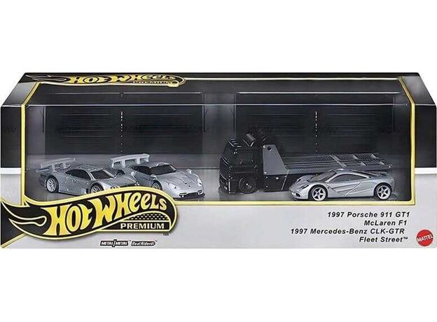پک 3 تایی ماشین های Premium به همراه کامیون Hot Wheels مدل Fleet Street, image 8