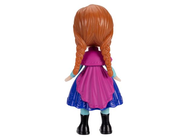 عروسک 8 سانتی پرنسس آنا با دامن بنفش Disney Frozen, image 3