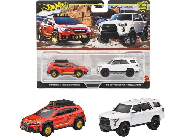 پک دو تایی ماشین های Hot wheels premium سری Car Culture مدل Subaru, image 
