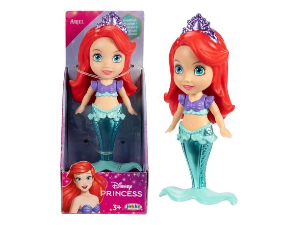 عروسک 8 سانتی پرنسس اریل با باله Disney Princess, image 