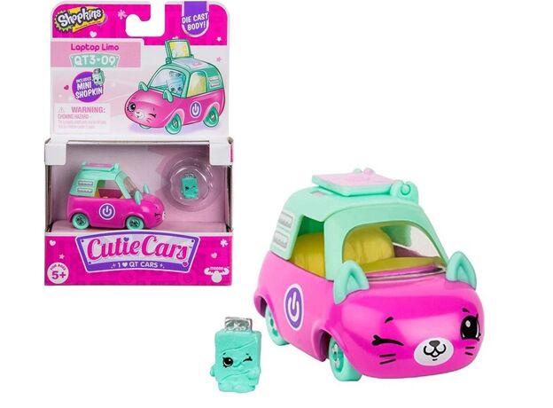 ماشین فلزی لپ تاپ لیمو Cutie Cars Shopkins, تنوع: 58300-Laptop Limo, image 