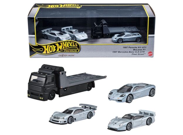 پک 3 تایی ماشین های Premium به همراه کامیون Hot Wheels مدل Fleet Street, image 7