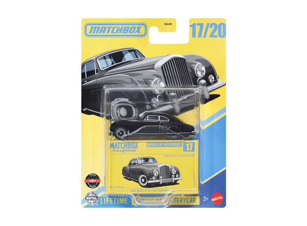 پک تکی ماشین Match Box سری Premium Collectors مدل 1854 Bentley, تنوع: GBJ48-Bentley, image 