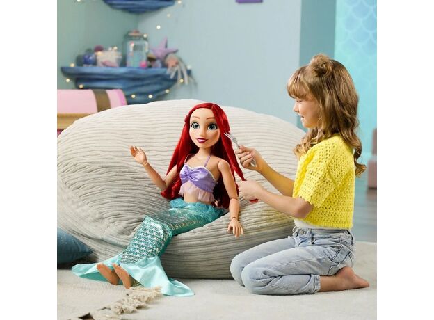 عروسک 80 سانتی اریل دیزنی Disney Princess به همراه اکسسوری, تنوع: 237044-Ariel, image 2