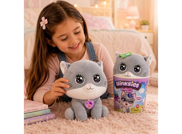 عروسک وینکیز Winksies مدل بلوبری کیتی, تنوع: 89025-Blueberry, image 