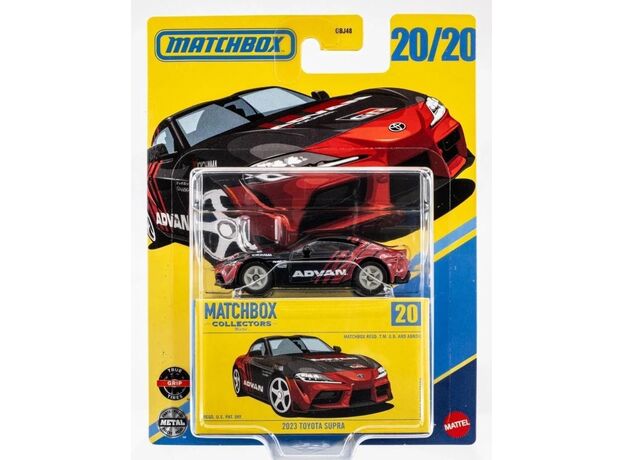 پک تکی ماشین Match Box سری Premium Collectors مدل 2023 Toyota Supra, تنوع: GBJ48-Supra, image 
