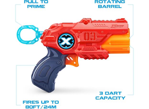 تفنگ ایکس شات X-Shot مدل MK3 قرمز, تنوع: 36118 - Red, image 6