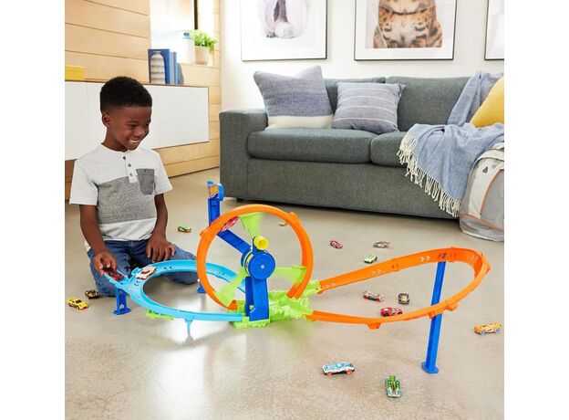 پیست ماشین‌های Hot Wheels سری Stunt Tracks مدل Rapid Launch & Loop, image 