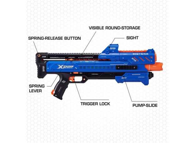 تفنگ ایکس شات X-Shot مدل Orbit, تنوع: 36281 - Blue, image 8