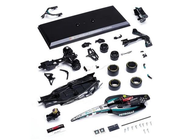 کیت ساخت خودروی دایکست فرمول یک Mercedes-AMG W15 لوئیس همیلتون با مقیاس 1:24 Burago, تنوع: 18-28513-Mercedes, image 3