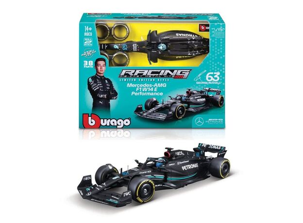 کیت ساخت خودروی دایکست فرمول یک Mercedes-AMG W14 جورج راسل با مقیاس 1:24 Burago, تنوع: 18-28509-Mercedes, image 
