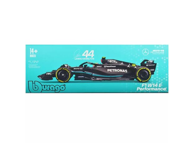 کیت ساخت خودروی دایکست فرمول یک Mercedes-AMG W14 جورج راسل با مقیاس 1:24 Burago, تنوع: 18-28509-Mercedes, image 5