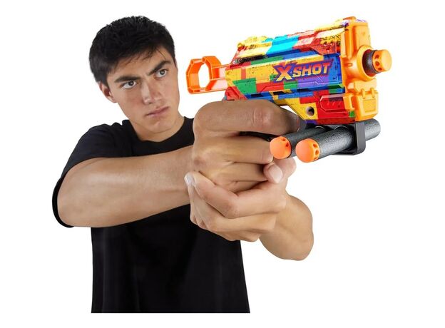تفنگ ایکس شات X-Shot سری Skins مدل Striper, تنوع: 36515 - Striper Dart Blaster, image 2
