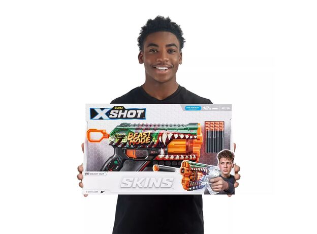 تفنگ ایکس شات X-Shot سری Skins مدل Griefer Beast Mode, تنوع: 36561-Griefer Beast Mode, image 