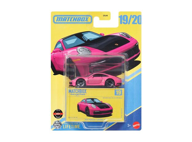 پک تکی ماشین Match Box سری Premium Collectors مدل 2020 Porsche Carerra 4S, تنوع: GBJ48-Carerra, image 