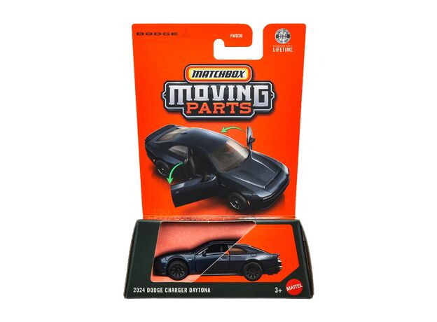 پک تکی ماشین Match Box سری Moving parts مدل 2024 Dodge Charger Daytona, تنوع: FWD28-Daytona, image 