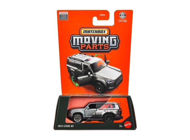 پک تکی ماشین Match Box سری Moving parts مدل 2024 Lexus GX, تنوع: FWD28-Lexus, image 