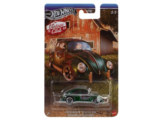 پک تکی ماشین‌ Hot wheels سری Vintage Racing Club مدل Volkswagen Classic Bug, تنوع: HRT81-Volkswagen, image 