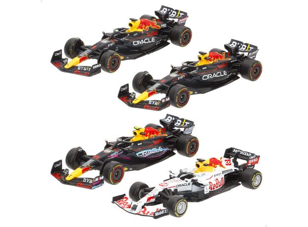 پک چهارتایی ماشین ‌های فلزی فرمول یک ردبول با مقیاس 1:43 Burago, تنوع: 18-38092-Red Bull, image 7