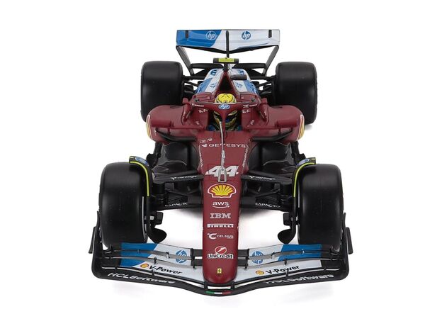 ماشین فلزی فرمول یک فراری SF-25 لوئیس همیلتون با مقیاس 1:18 Burago, image 12