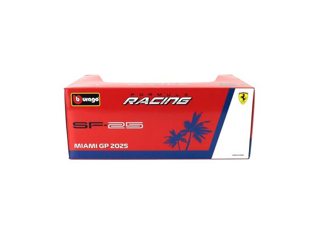 ماشین فلزی فرمول یک فراری SF-25 لوئیس همیلتون با مقیاس 1:18 Burago, image 21