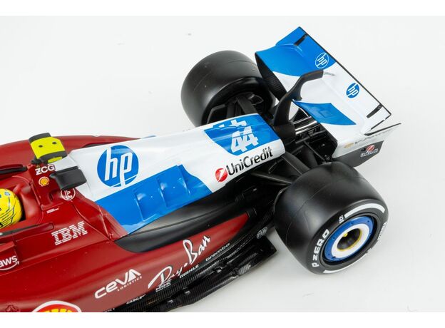 ماشین فلزی فرمول یک فراری SF-25 لوئیس همیلتون با مقیاس 1:18 Burago, image 6