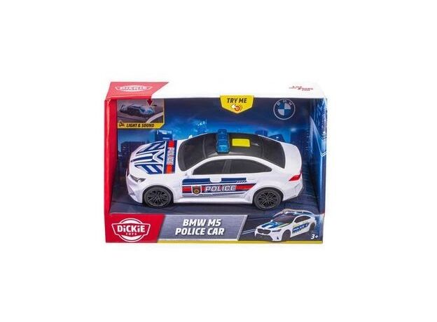 ماشین پلیس 15 سانتی BMW M5 سرمه ای Dickie Toys, image 3
