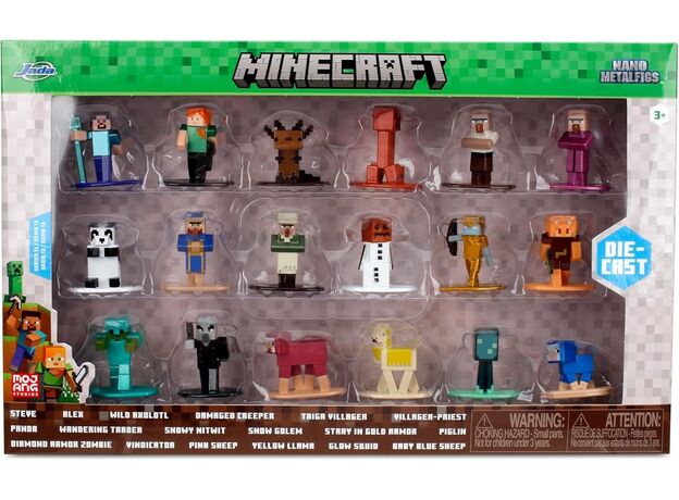 ست 18 تایی نانو فیگور فلزی 4 سانتی ماینکرفت Minecraft سری 13, image 9