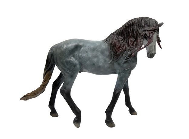 اسب نر اصیل اسپانیایی (اندلسی) خاکستری ابری تیره, image 