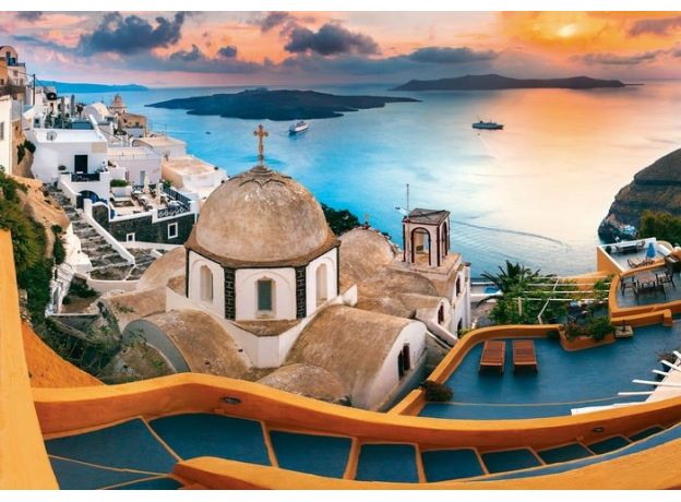 پازل 1000 تکه ترفل مدل Fairytale Santorini, image 2