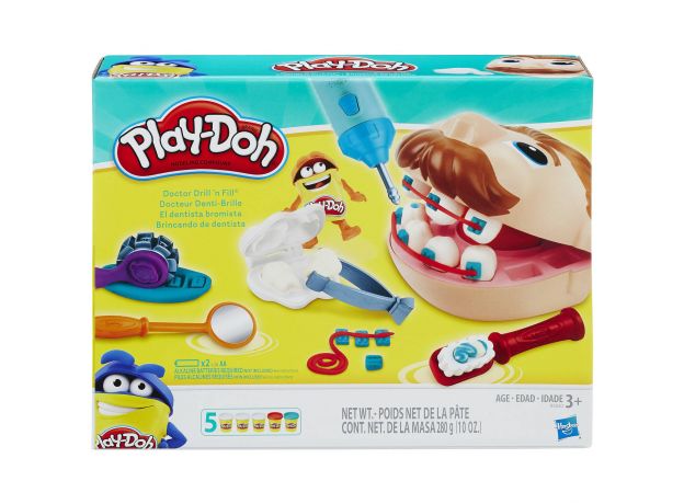 ست خمیربازی دندانپزشکی دکتر دریل Play Doh, image 