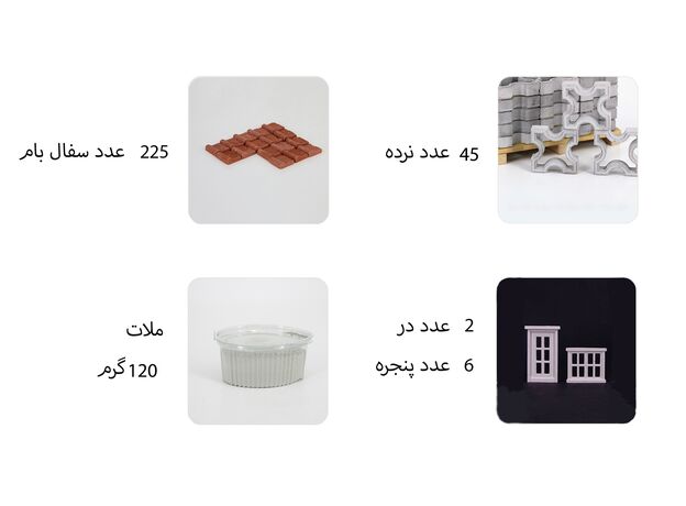پک 1573 قطعه ویلای ساحلی مینیاتوری ESHEL, image 3