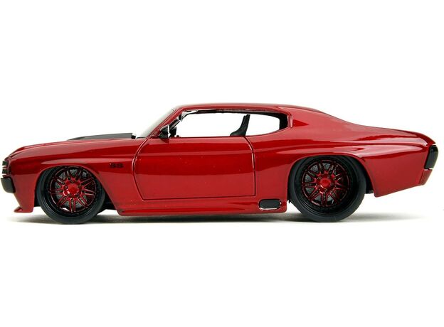 ماشین فلزی شورلت Chevelle SS سری Pink Slips مدل قرمز با مقیاس 1:24, image 5