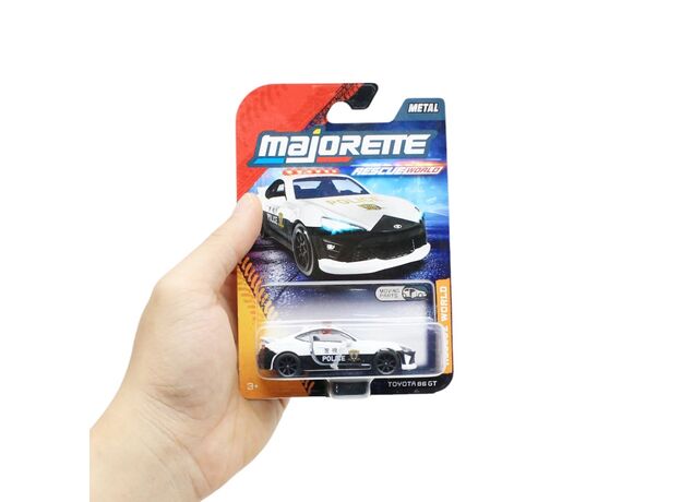 پک تکی ماشين فلزی 7 سانتی Majorette سری Rescue World Premium مدل پلیس Toyota 86 GT, image 4