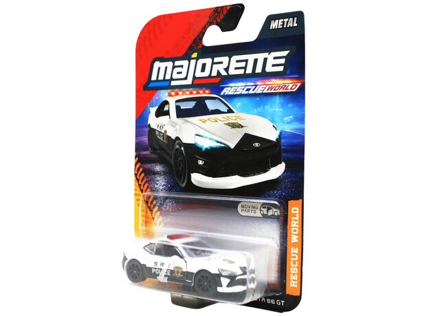 پک تکی ماشين فلزی 7 سانتی Majorette سری Rescue World Premium مدل پلیس Toyota 86 GT, image 5