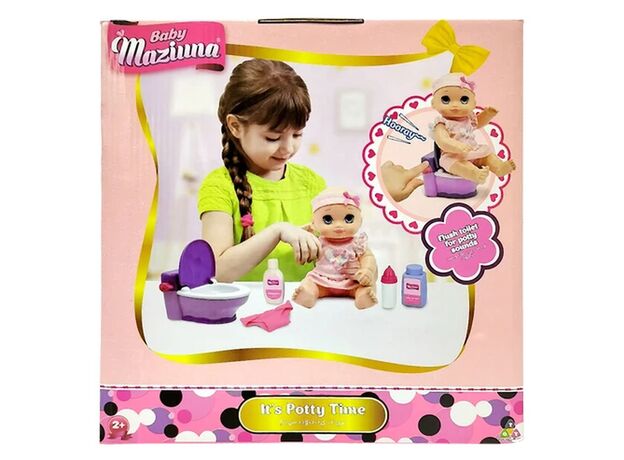 عروسک نوزاد 33 سانتی Baby Maziuna به همراه سرویس بهداشتی, image 7